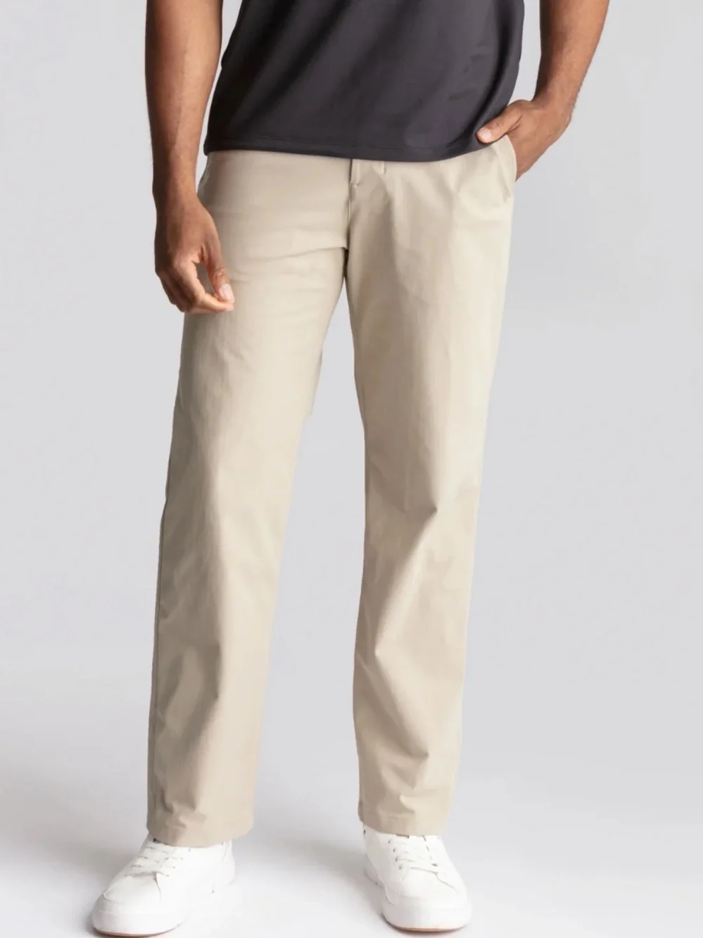Birddogs Boom Pants Tan Khaki Size 36 X 32 Performance Stretch Office Golf
